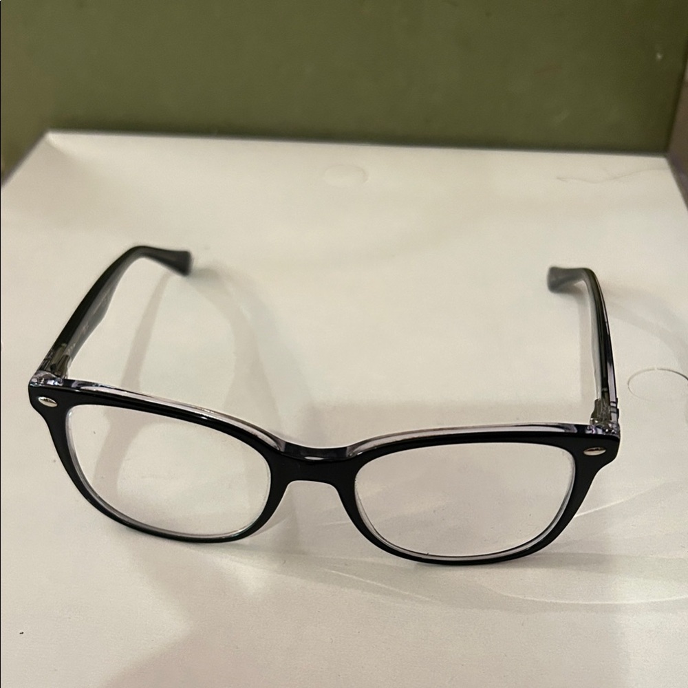 Ray-Ban Black on transparent RX 5285